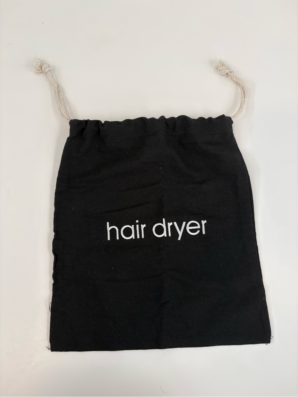 Black Hair Dryer Storage Pouch